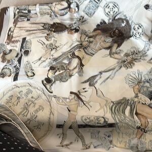 Hermes square scarf.  Comes with box. Brand new